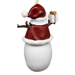 Berry Vine Snowman with Present