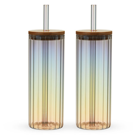 Rainbow-luster-tumblers-set-by-twine-living®-Tumblers