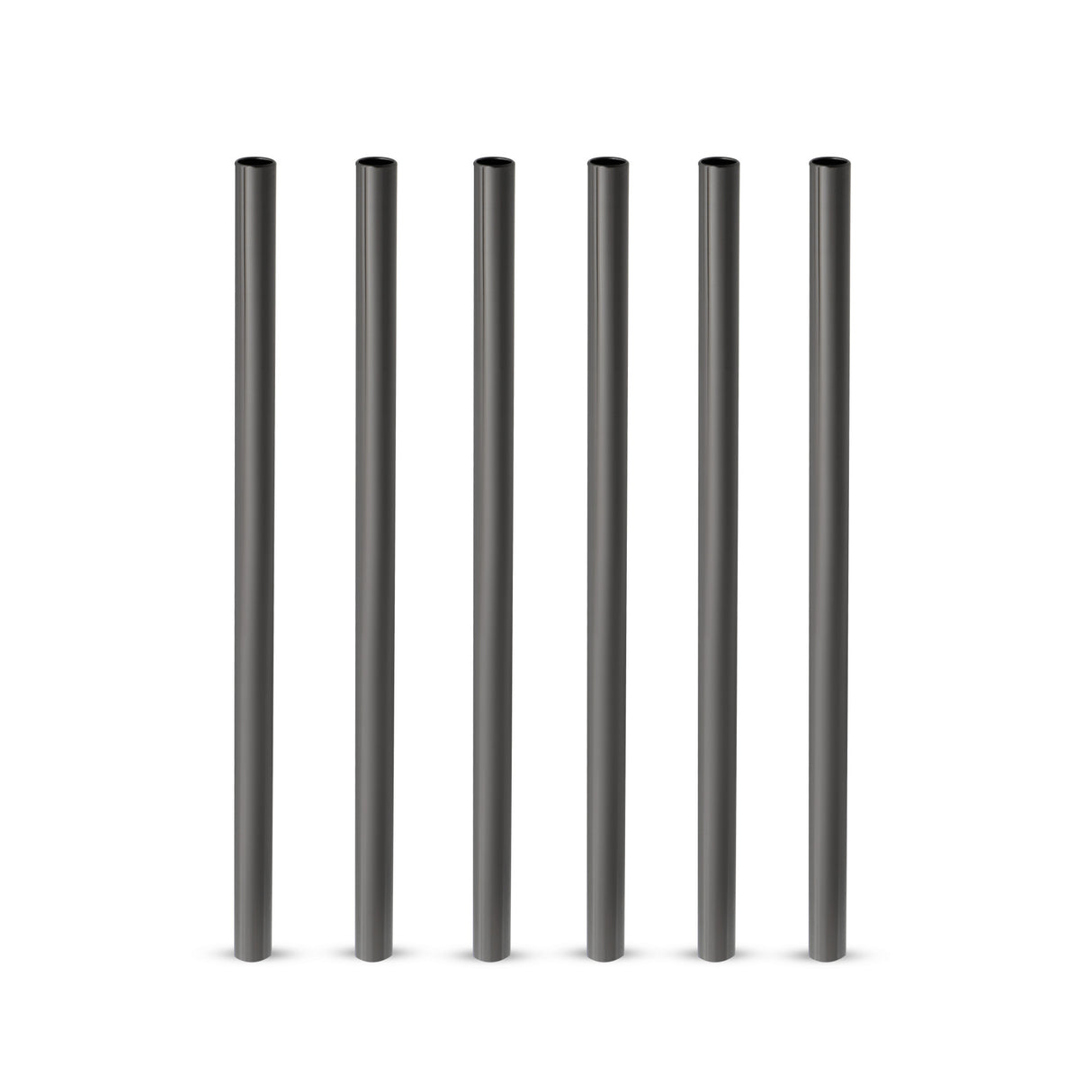 Warren stainless steel lowball straws in gunmetal viski®