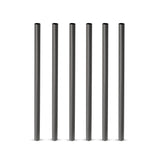 Warren stainless steel lowball straws in gunmetal viski®