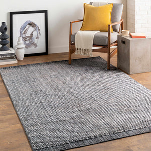 Hand Loomed Light Gray Area Rug - Clearance