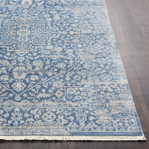 Yorkana Distressed Blue Rug - Clearance