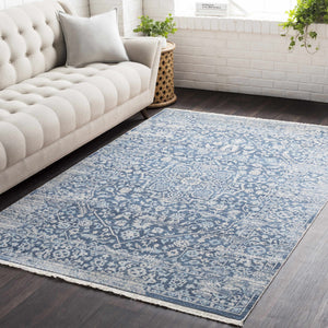 Yorkana Distressed Blue Rug - Clearance