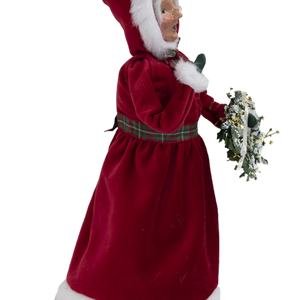 Red Velvet Mrs. Claus - 13 Inch