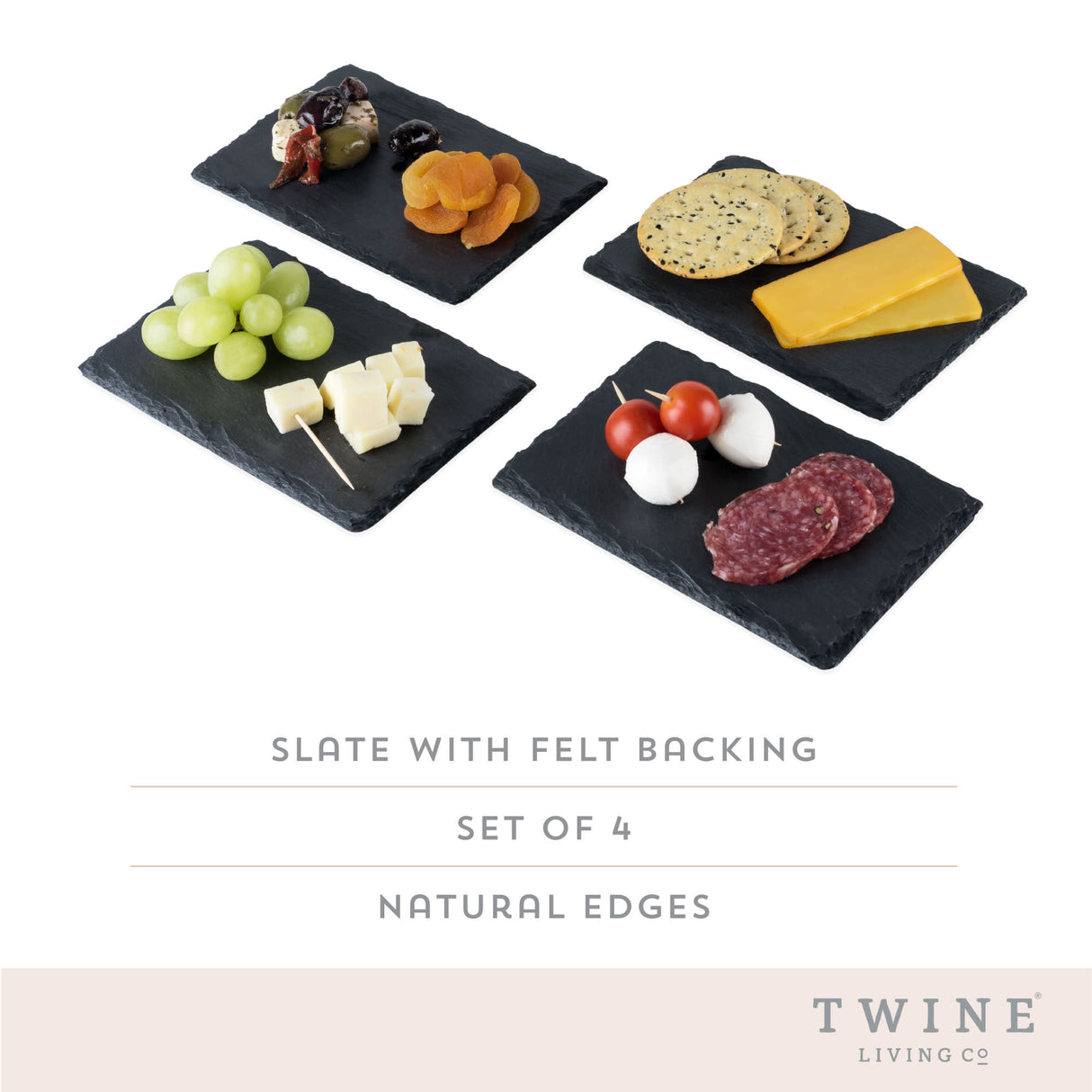 Slate tapas plates by twine®