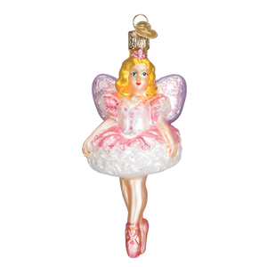 Sugar Plum Fairy Glass Ornament