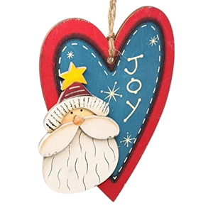 Santa's Heart of Joy Ornament