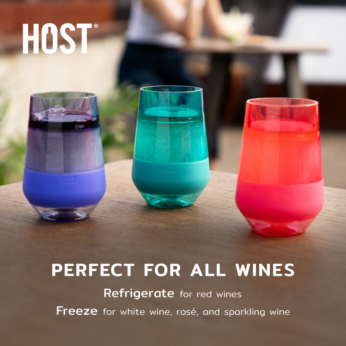 Wine freeze™ xl cup in gray by host®