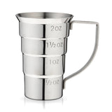 Harrison-stepped-jigger-in-silver-viski®-Cocktail-Shakers-&-Tools