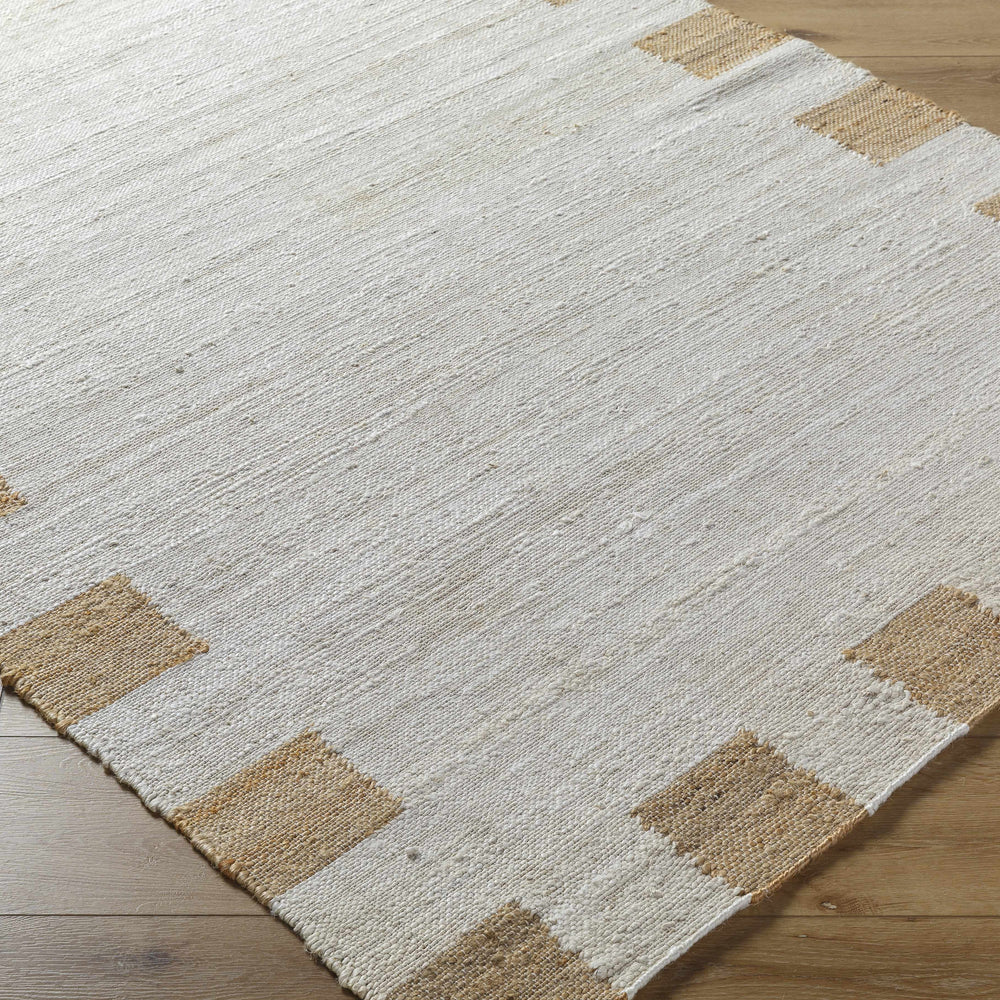 Yuval Dotted Bordered Jute Carpet