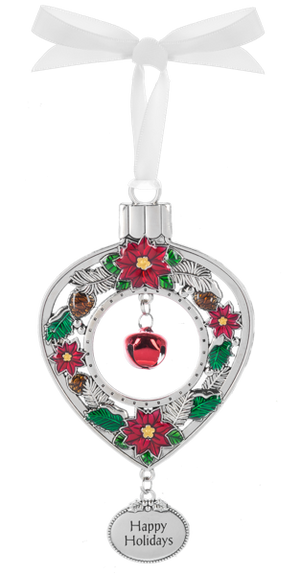 Jingle Bell Ornament - Happy Holidays