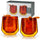 Double-walled-aurora-tumblers-in-amber-(set-of-2)-by-viski-Tumblers