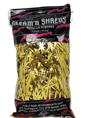 Gleam'n  Shreds Metallic Strands - Gold