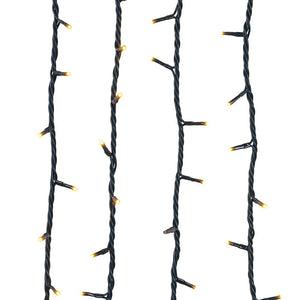 Jingle Bright 100 LED Light Set - Warm White - Green Wire