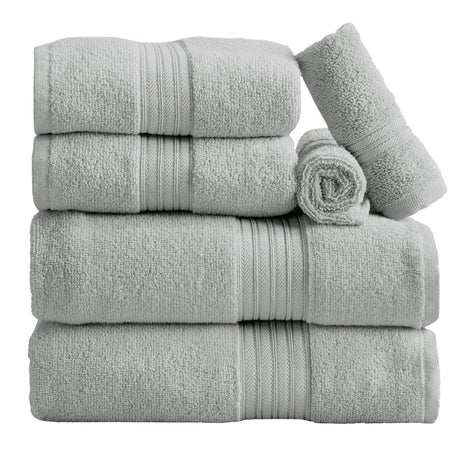 Cotton terry bath towel set - cooper collection