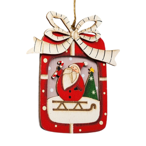 Rustic Wood Ornament -