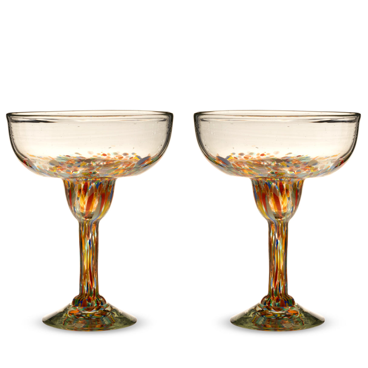 Artistico-recycled-margarita-glass-set-by-twine-living®-Cocktail-Glasses