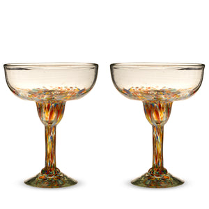 Artistico-recycled-margarita-glass-set-by-twine-living®-Cocktail-Glasses