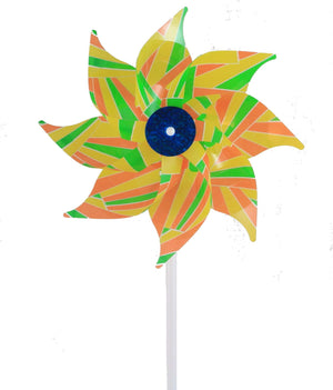 PVC Pinwheel - Yellow Stripes
