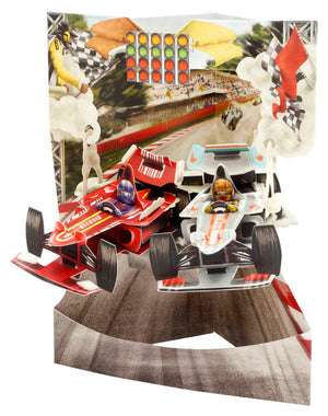 Racing Cars - Swing Card
