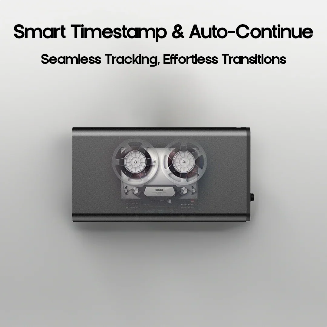 Ultra-Compact Mini Voice Recorder 16GB Voice-Activated USB Rechargeable