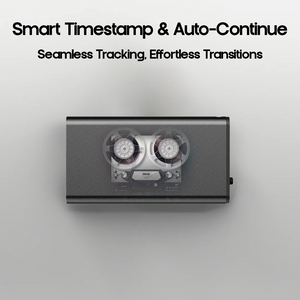 Ultra-Compact Mini Voice Recorder 16GB Voice-Activated USB Rechargeable