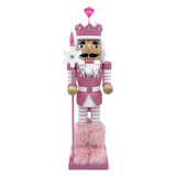 Pink Snowflake Nutcracker