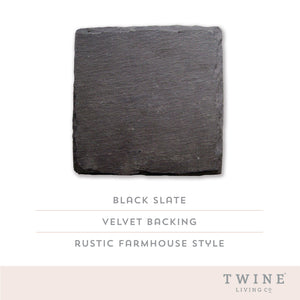 Square Slate Coasters by Twine