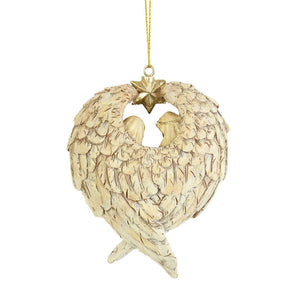 Holy Family in Wings Ornament