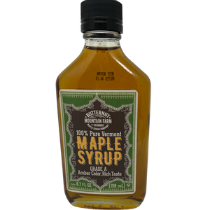 Vermont Maple Syrup in a Glass Flask Screw Top