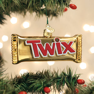 Twix Glass Ornament