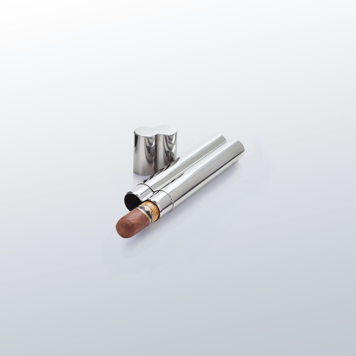 Double cigar holder in silver viski®