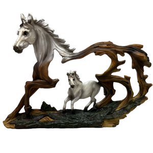 White Horse In A Horse Figurine