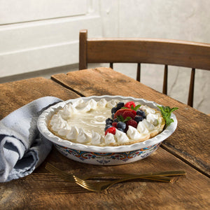 Zanzibar Artisan - Inspired Ceramic Pie Dish - Tuesday Morning - Plates