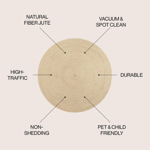 Zara Braided Coastal Cottage Round Area Rug - Tuesday Morning - Area Rugs