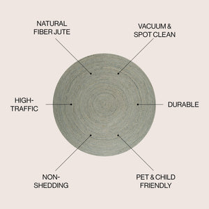 Zara Braided Coastal Cottage Round Area Rug - Tuesday Morning - Area Rugs
