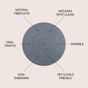 Zara Braided Coastal Cottage Round Area Rug - Tuesday Morning - Area Rugs