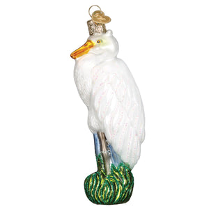 Old World Christmas Great Egret