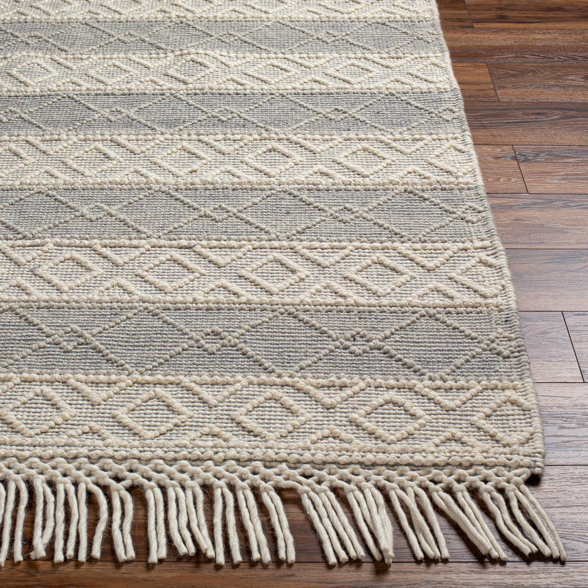 Zaza Wool Rug with Tassels - Clearance