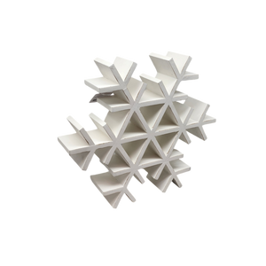 Wood Tabletop Snowflake -