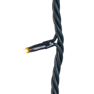 Jingle Bright 100 LED Light Set - Warm White - Green Wire