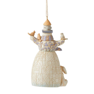 Woodland Snowman Ornament