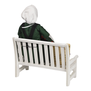 Amish Grandmother on Bench