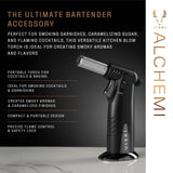 Alchemi bartender's torch in black viski®