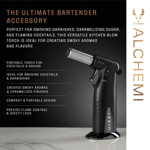 Alchemi bartender's torch in black viski®