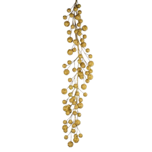 Gold Glitter Foil Ball Garland
