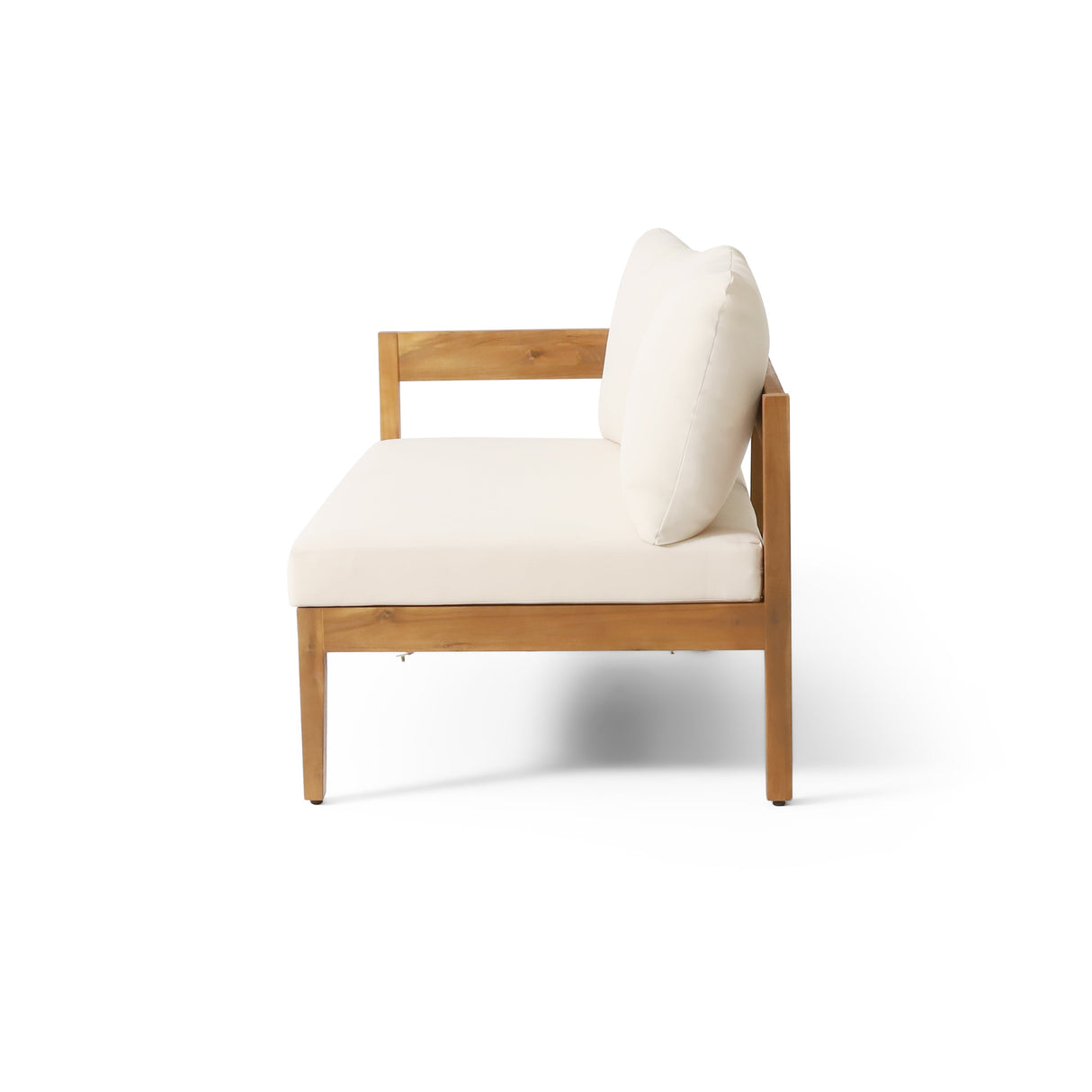 Brooklyn 3-Pieces Patio Conversation Set, Teak+Beige