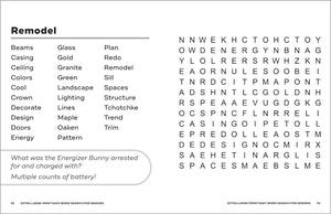 Extra Large-Print Easy Word Search for Seniors