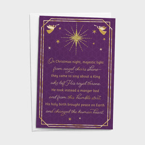 On Christmas Night - 18 Christmas Boxed Cards and Envelopes, NKJV