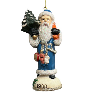 Santa Thru The Ages Ornament - 1900